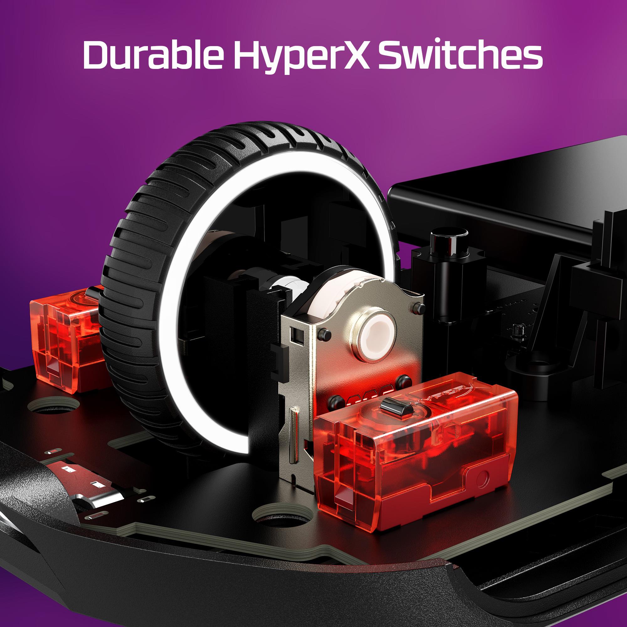 MOUSE USB OPTICAL WRL/PULSEFIRE HASTE 2 WHITE HYPERX - Image 6