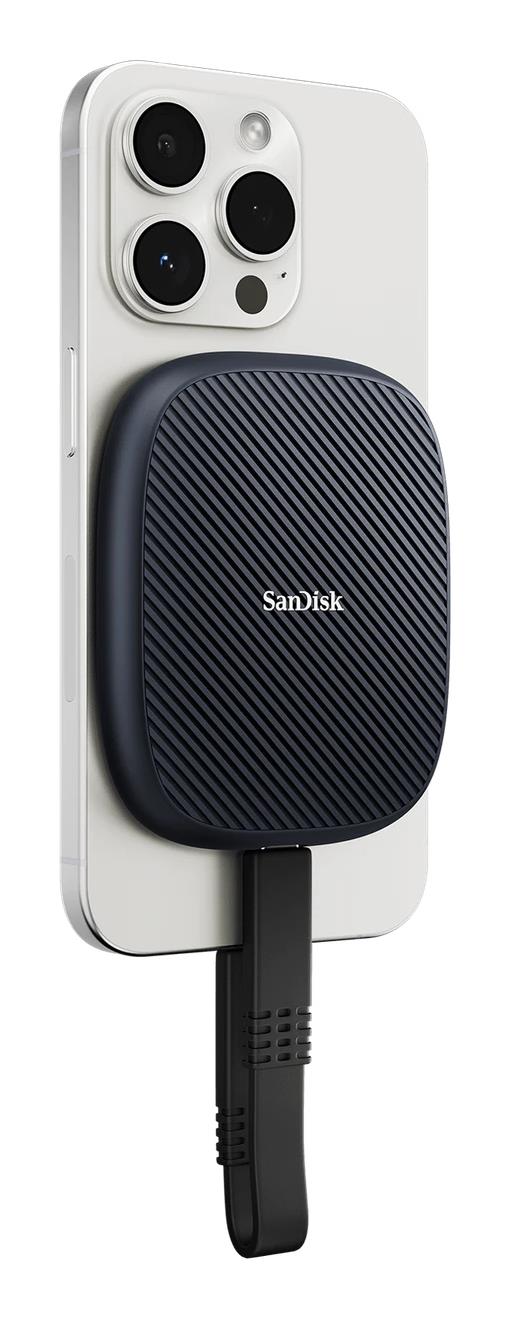 External SSD SANDISK Read speed 1000 MB/s 1 TB SDSSDE62M-1T00-G25 - Image 3