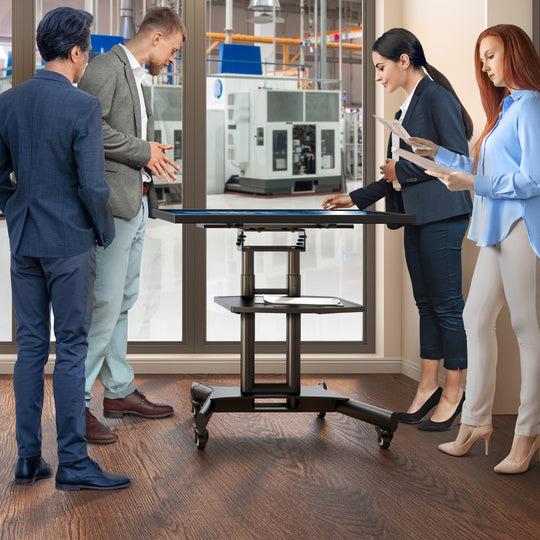 TV SET ACC MOBILE STAND/32-70"/BLACK TS1350-B ONKRON - Image 4