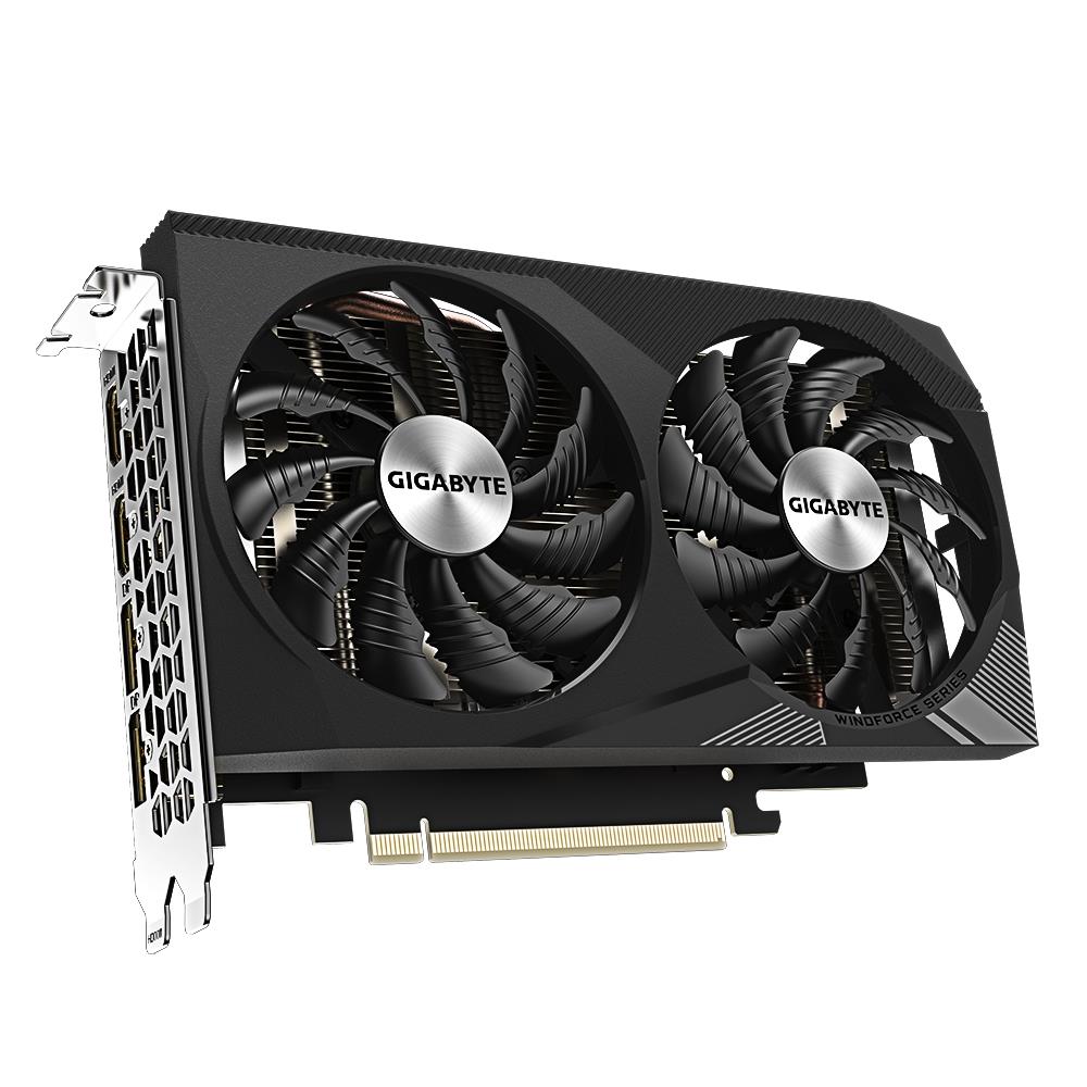 Graphics Card GIGABYTE NVIDIA GeForce RTX 3050 8 GB GDDR6 128 bit PCIE 4.0 16x Memory 14000 MHz 2xHDMI 2xDisplayPort GV-N3050WF2OCV2-8GD - Image 2
