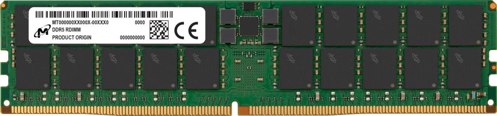 Server Memory Module MICRON DDR5 128GB RDIMM 5600 MHz CL 46 1.1 V MTC40F2047S1RC56BR