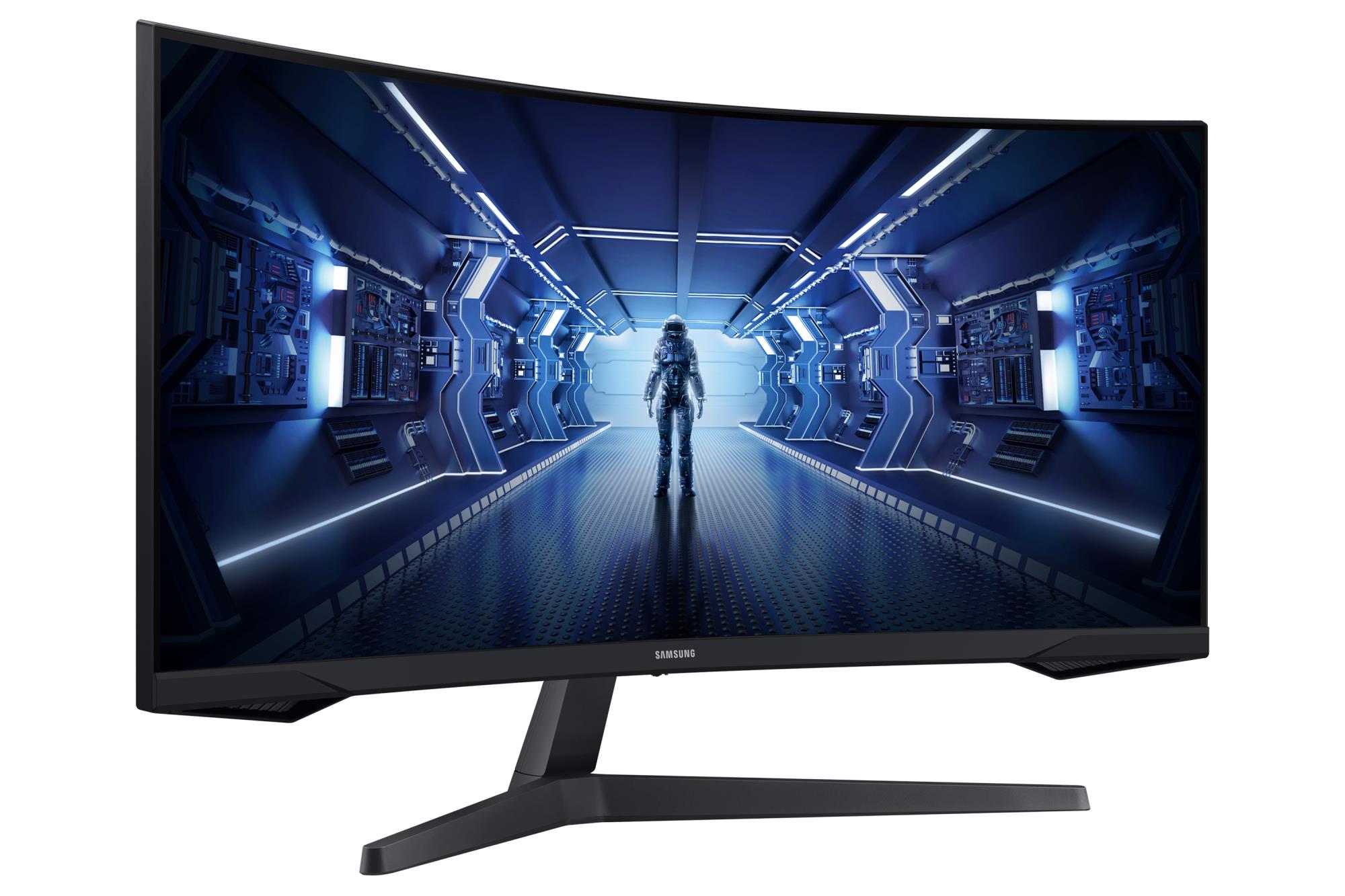 LCD Monitor SAMSUNG Odyssey G5 34" Gaming/Curved/21 : 9 Panel VA 3440x1440 21:9 1 ms Tilt Colour Black LC34G55TWWPXEN - Image 4