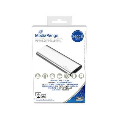 External SSD MEDIARANGE Read speed 450 MB/s Write speed 420 MB/s Form factor M.2 NVMe Yes 240 GB MR1101