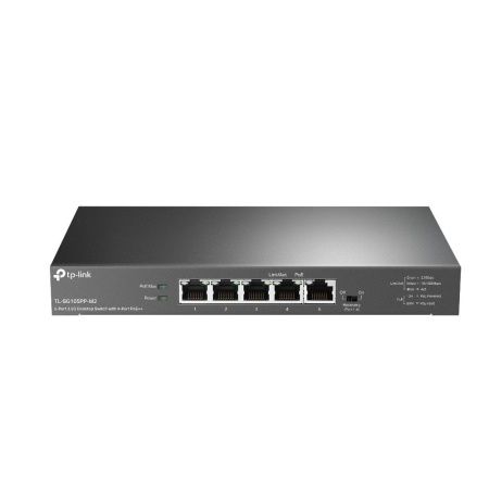 Switch TP-LINK TL-SG105PP-M2 Desktop/pedestal 5x2.5GbE TL-SG105PP-M2