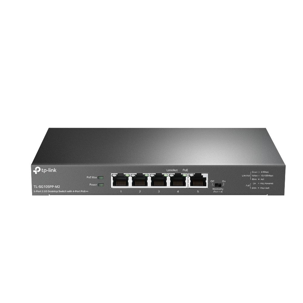 Switch TP-LINK TL-SG105PP-M2 Desktop/pedestal 5x2.5GbE TL-SG105PP-M2