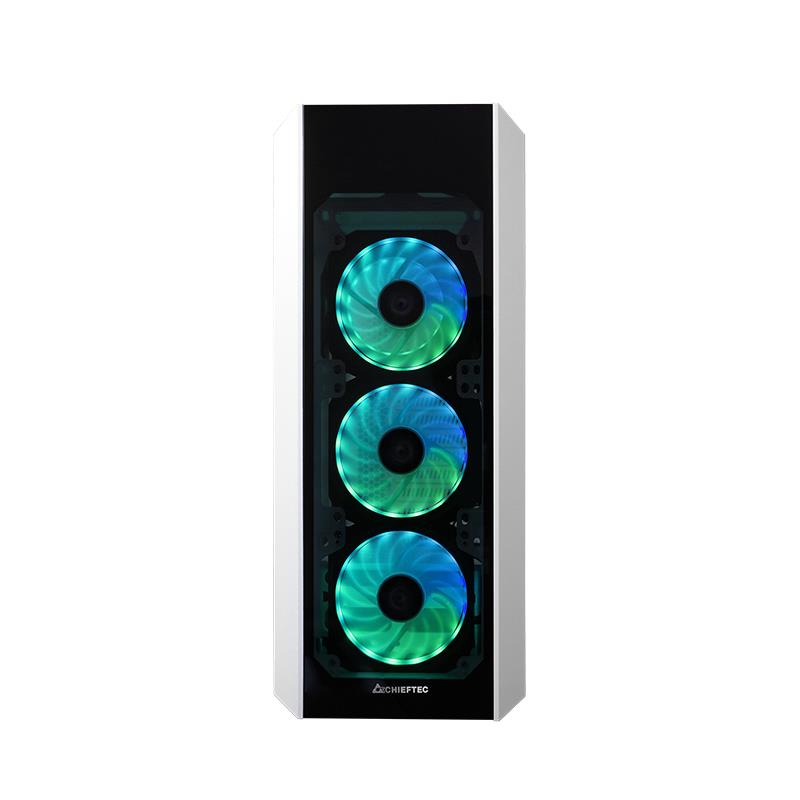 Case CHIEFTEC ATX/micro ATX/Mini-ITX White Midi Tower PC GL-03W-OP - Image 4