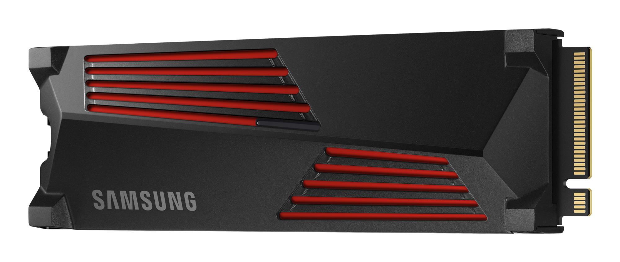 SSD SAMSUNG 990 PRO with Heatsink 2TB M.2 PCIE NVMe MLC Write speed 6900 MBytes/sec Read speed 7450 MBytes/sec 2.3mm TBW 1200 TB MTBF 1500000 hours MZ-V9P2T0GW - Image 3