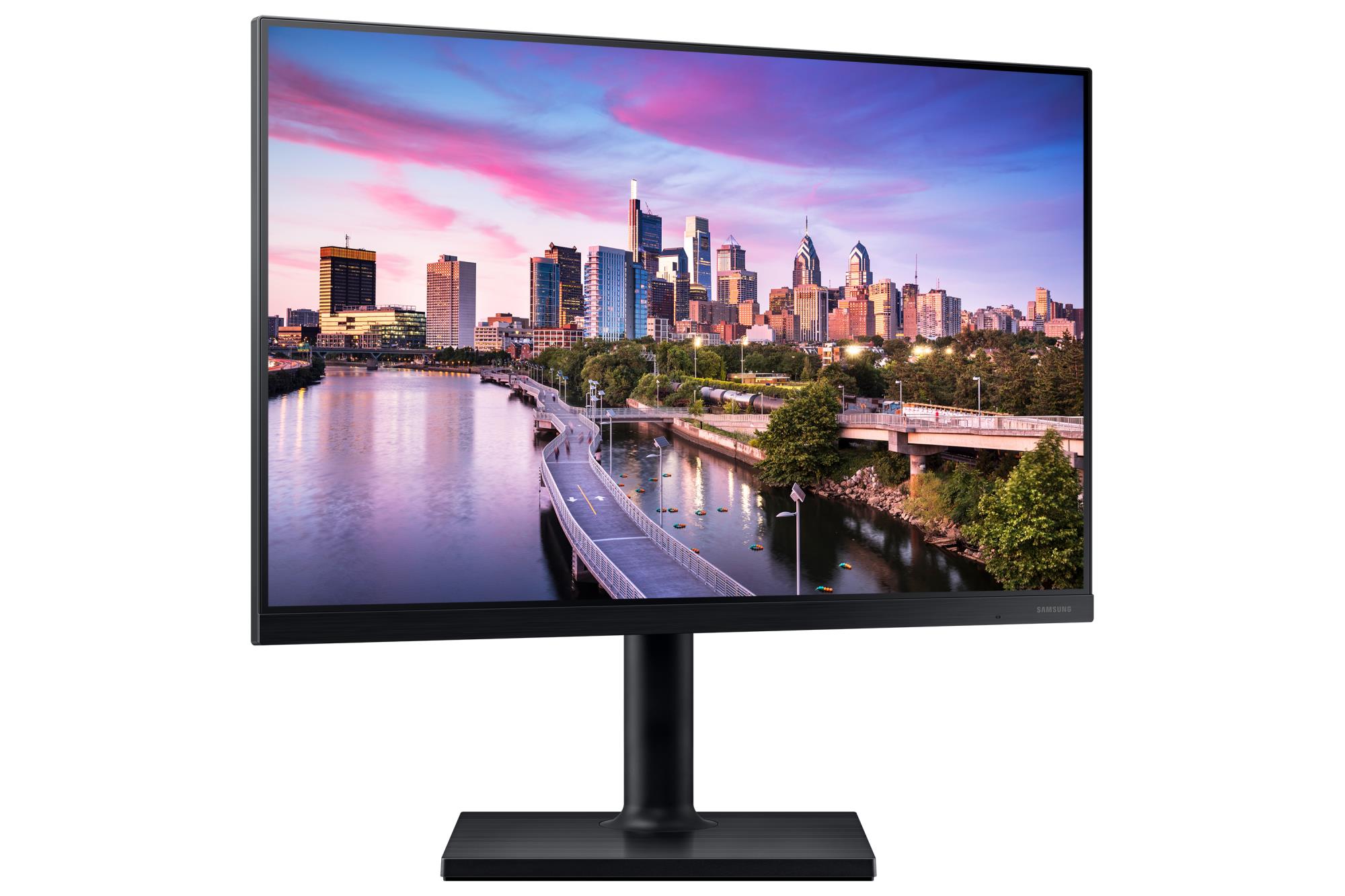LCD Monitor SAMSUNG T45F 24" Business Panel IPS 1920x1200 16:10 75Hz Speakers Swivel Pivot Height adjustable Tilt Colour Black LF24T450GYUXEN - Image 2