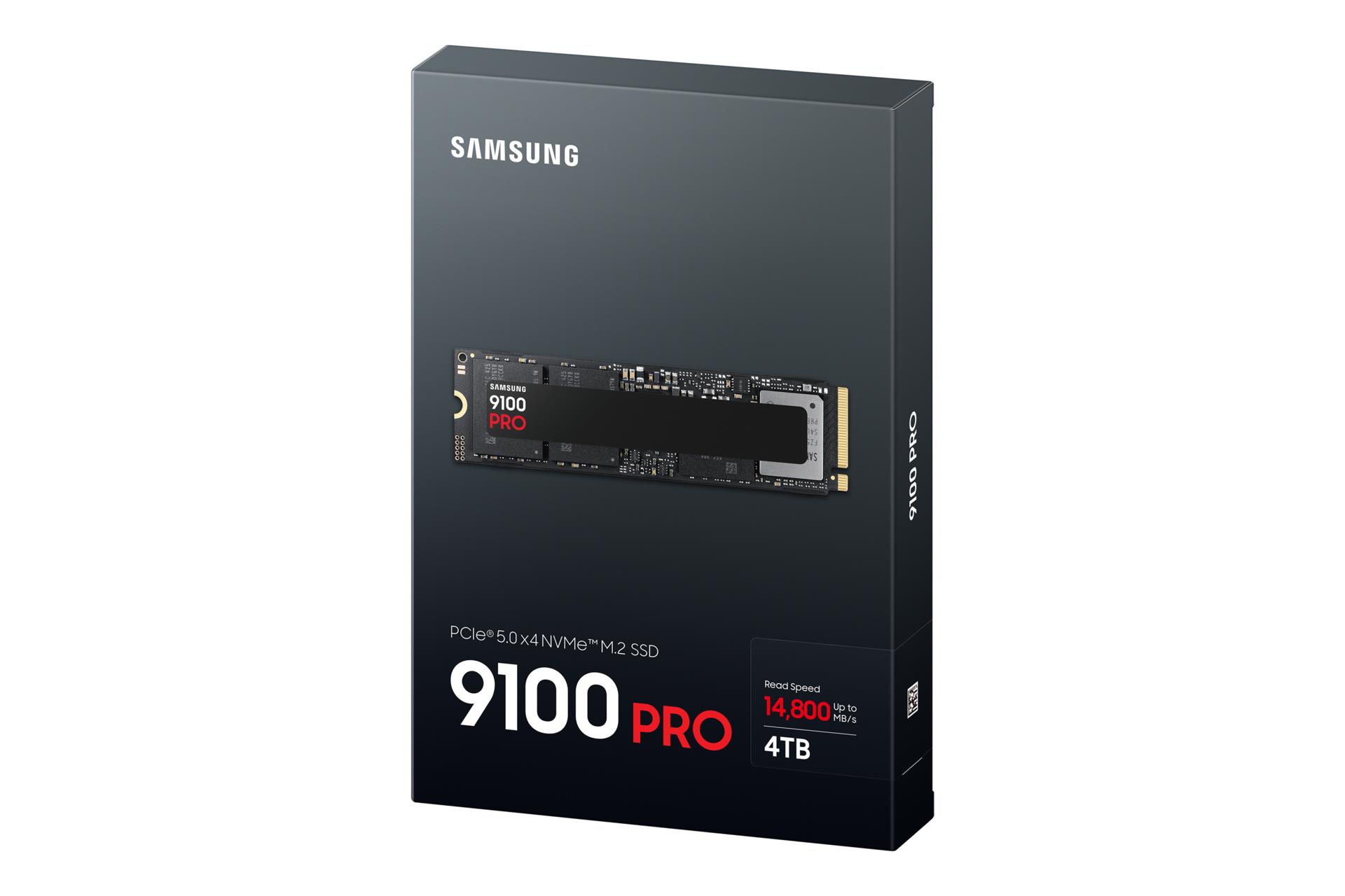 SSD SAMSUNG 9100 PRO 4TB M.2 PCIe Gen5 NVMe TLC Write speed 13400 MBytes/sec Read speed 14800 MBytes/sec 2.38mm TBW 2400 TB MZ-VAP4T0BW - Image 8