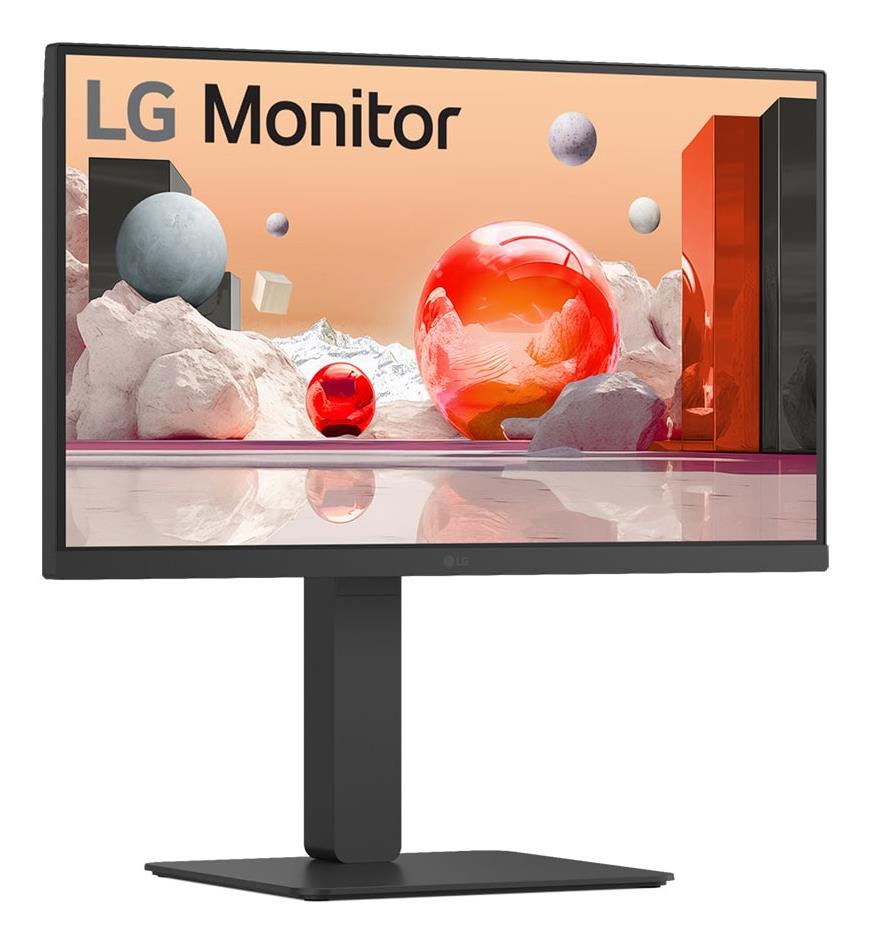 LCD Monitor LG 23.8" Business Panel IPS 1920x1080 16:9 100Hz 5 ms Speakers Swivel Pivot Height adjustable Tilt 24BA750-B - Image 2