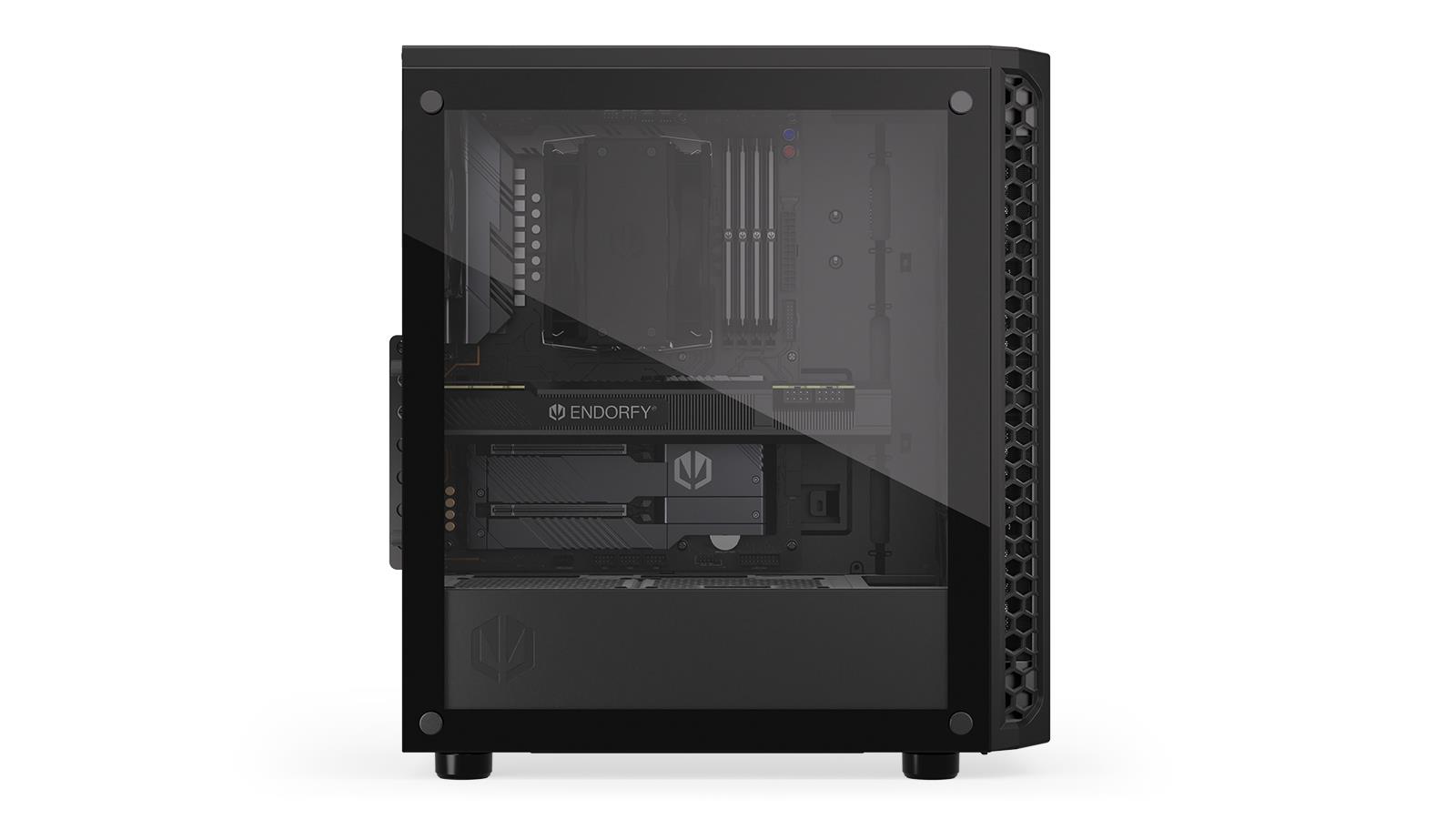 Case ENDORFY Signum 300 Air MidiTower Case product features Transparent panel Not included ATX MicroATX MiniITX Colour Black EY2A005 - Image 11