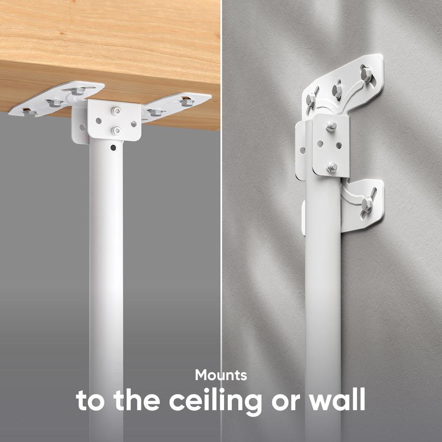 TV SET ACC CEILING MOUNT/32-80" WHITE N1L-W ONKRON - Image 4