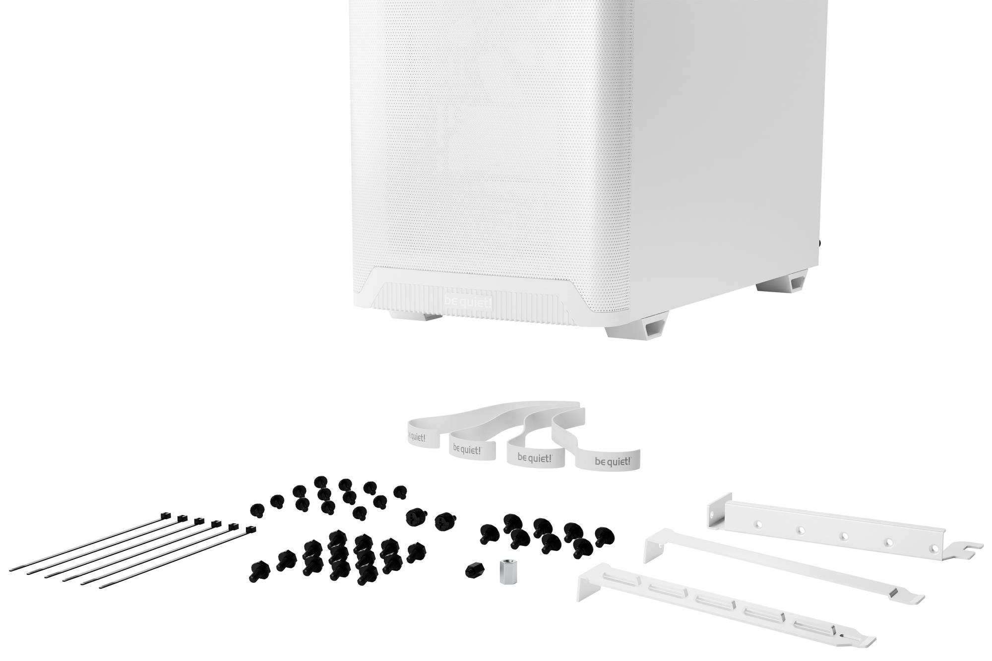 Case BE QUIET BGW75 MidiTower Case product features Transparent panel Not included ATX MicroATX MiniITX Colour White BGW75 - Image 8