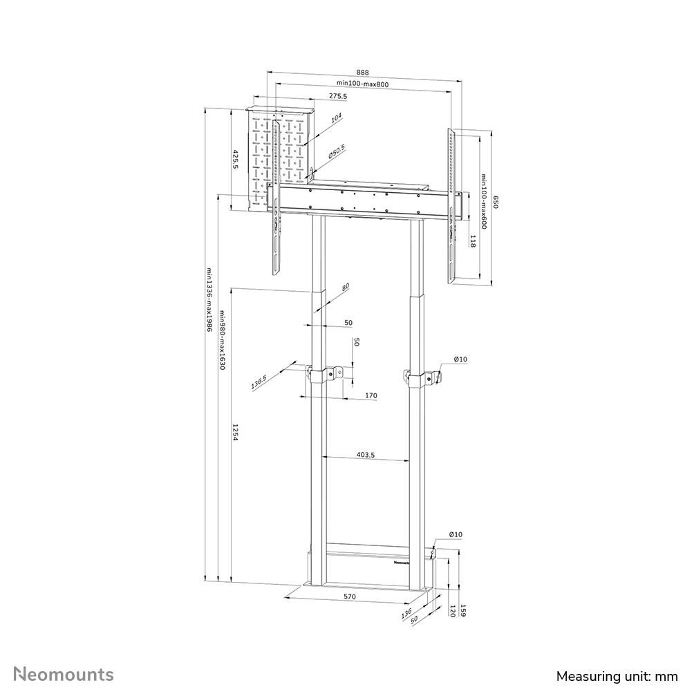 TV SET ACC WALL MOUNT/WL55-875BL1 NEOMOUNTS - Image 20