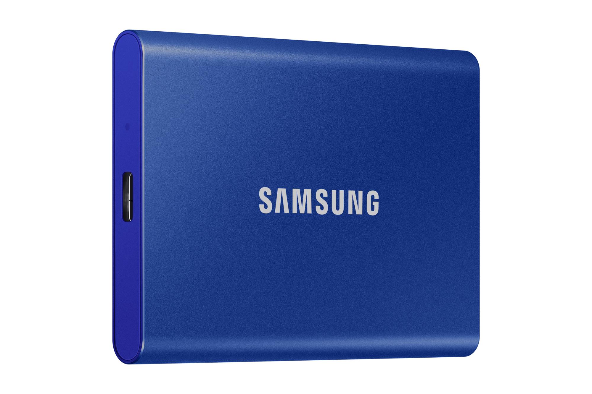External SSD SAMSUNG T7 2TB USB 3.2 Write speed 1000 MBytes/sec Read speed 1050 MBytes/sec MU-PC2T0H/WW - Image 2
