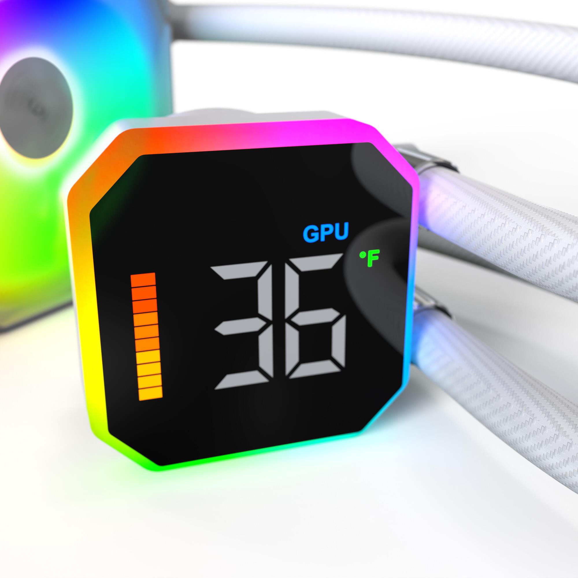 CPU COOLER MULTI SOCKET WHITE/HYPERFLOW DIGITAL 240 MONTECH - Image 6