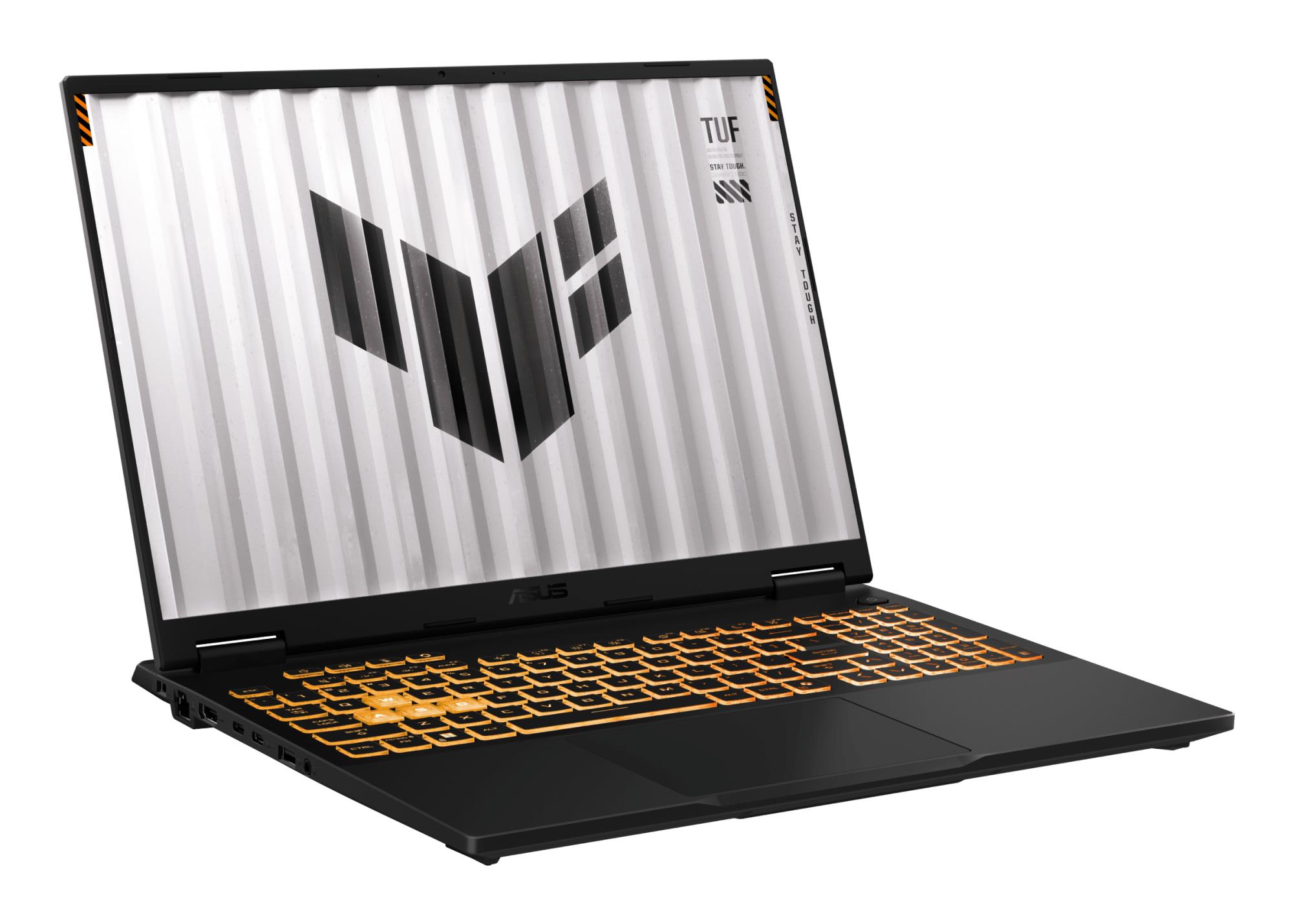 Notebook ASUS TUF FX608JHI-QT325W CPU Intel® CoreT i5 i5-14450HX 16 " 2560 x 1600 pixels RAM 16 GB DDR5-SDRAM SSD 512 GB Discrete graphics NVIDIA® GeForce RTXT 5050 8 GB On-board graphics Yes Numeric keypad Yes OS installed Windows 11 Home Colour Black,Grey Weight 2.2 kg 5600 MHz 90NR0NA1-M00LH0 - Image 4