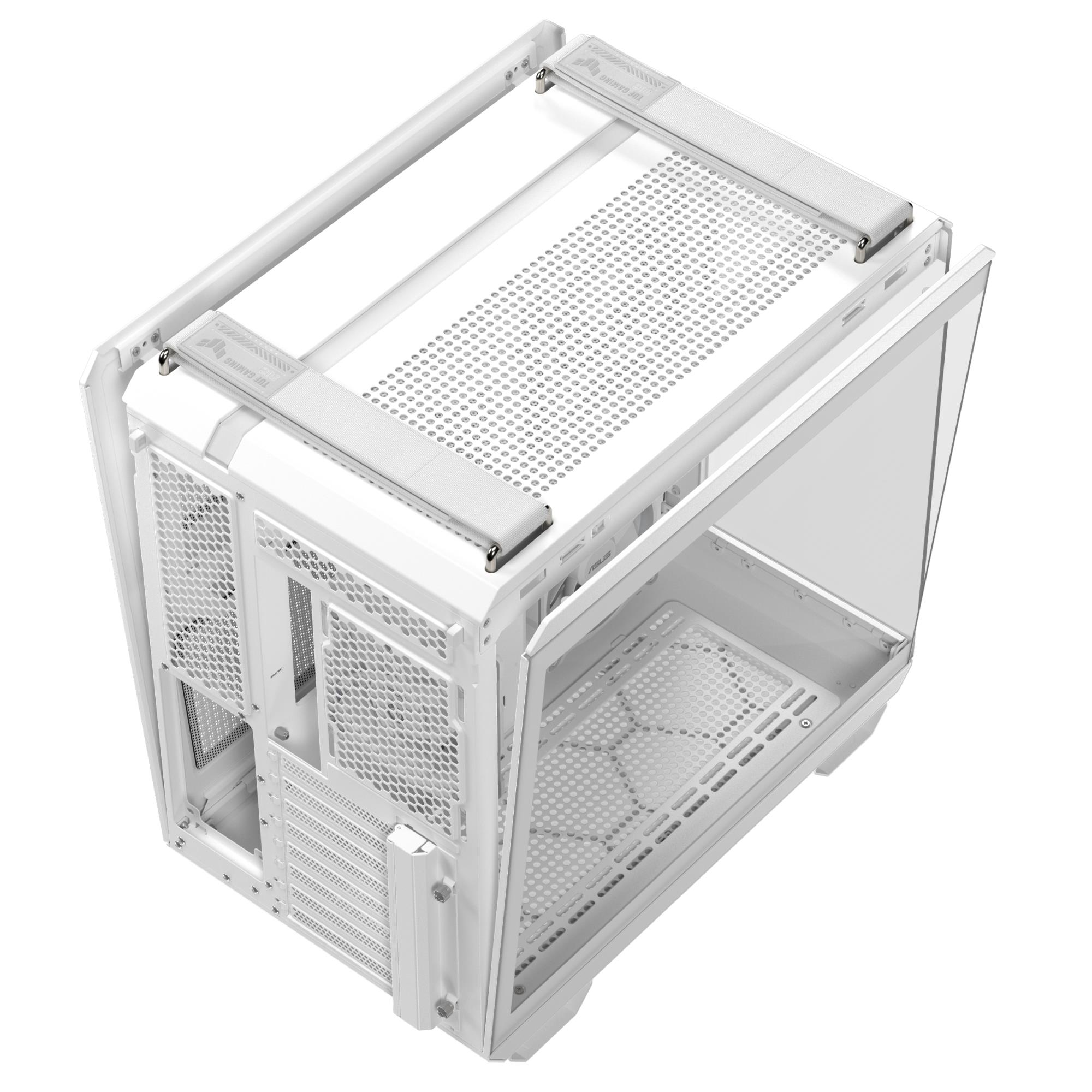 Case ASUS TUF Gaming GT502 Horizon MidiTower Case product features Transparent panel Not included ATX MicroATX MiniITX Colour White TUFGAMGT502HORIZONWHT - Image 11