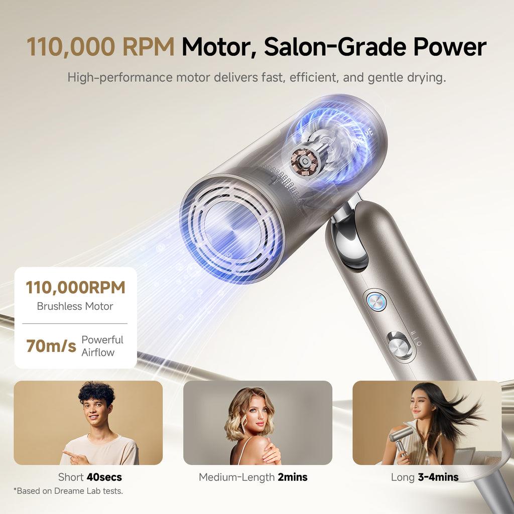 HAIR DRYER POCKET PRO/AHD51 PRO-TITANIUM GOLD DREAME - Image 7
