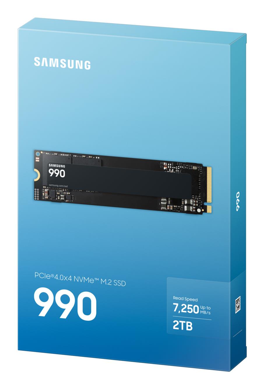 SSD SAMSUNG 990 2 TB M.2 PCI Express 4.0 NVMe Yes Write speed 6450 MB/s Read speed 7250 MB/s MTBF 1500000 h Box MZ-V9V2T0BW - Image 15