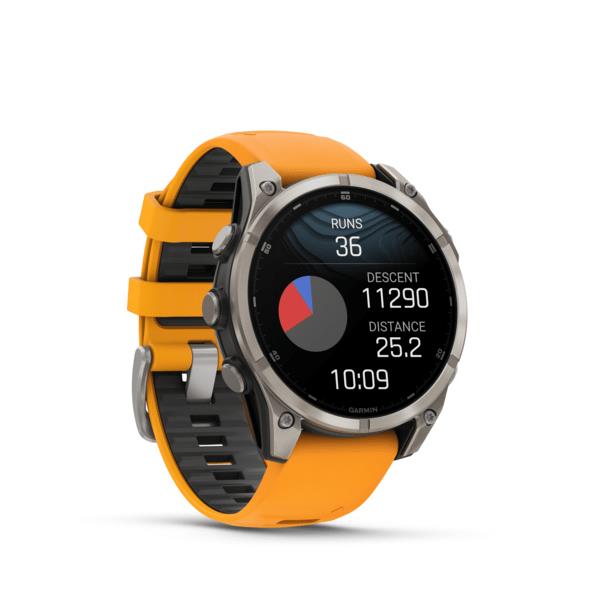 SMARTWATCH FENIX 8 SAPPHIRE/ORANGE 010-02904-11 GARMIN - Image 7