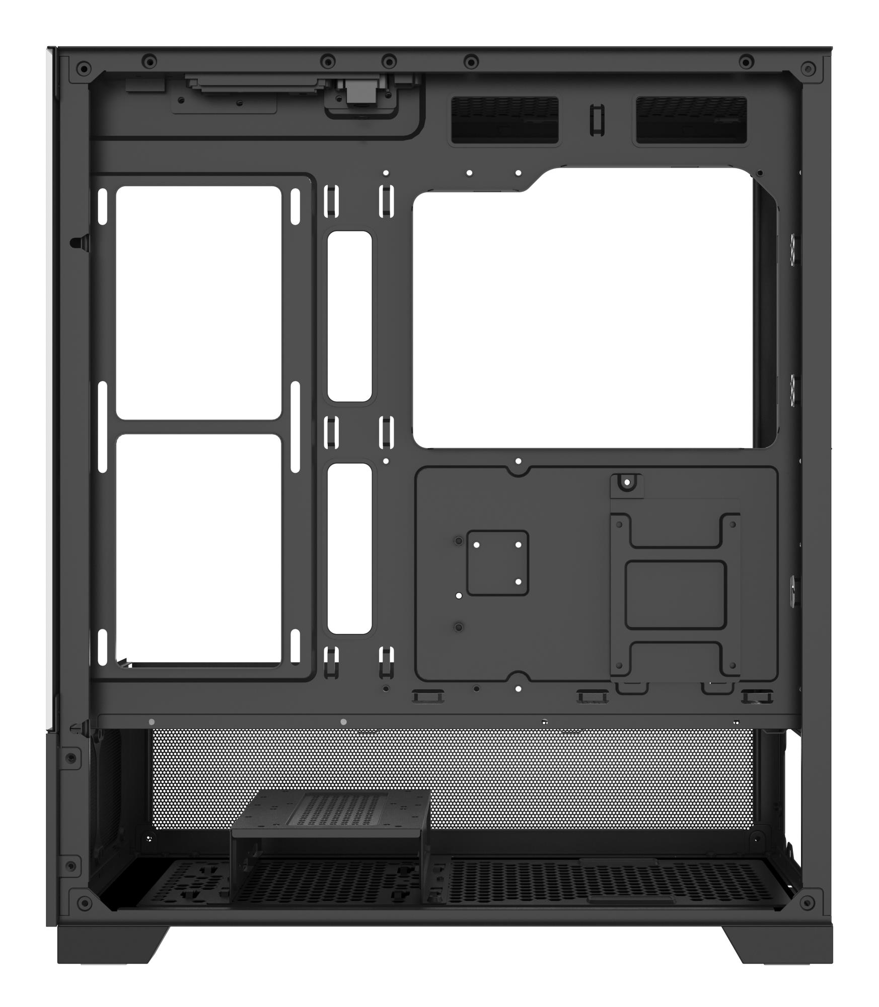 Case XILENCE XG172 MidiTower Case product features Fan control panel/Transparent panel Not included Colour Black XG172 - Image 13
