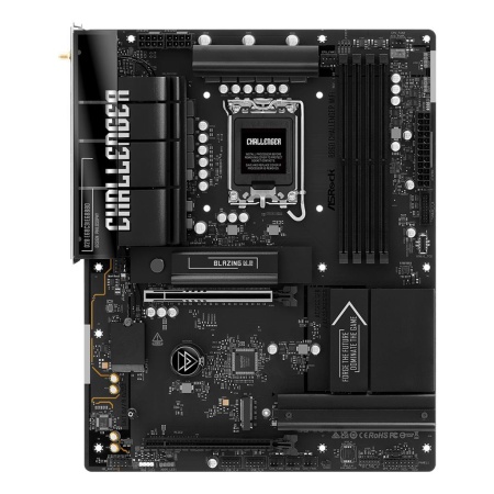 Mainboard ASROCK Intel B860 LGA 1851 (Socket V1) ATX RAM DDR5-SDRAM 4xSlots Wi-Fi Yes Bluetooth Yes 1xNumber of M.2 (M) slots B860CHALLENGERWIFI