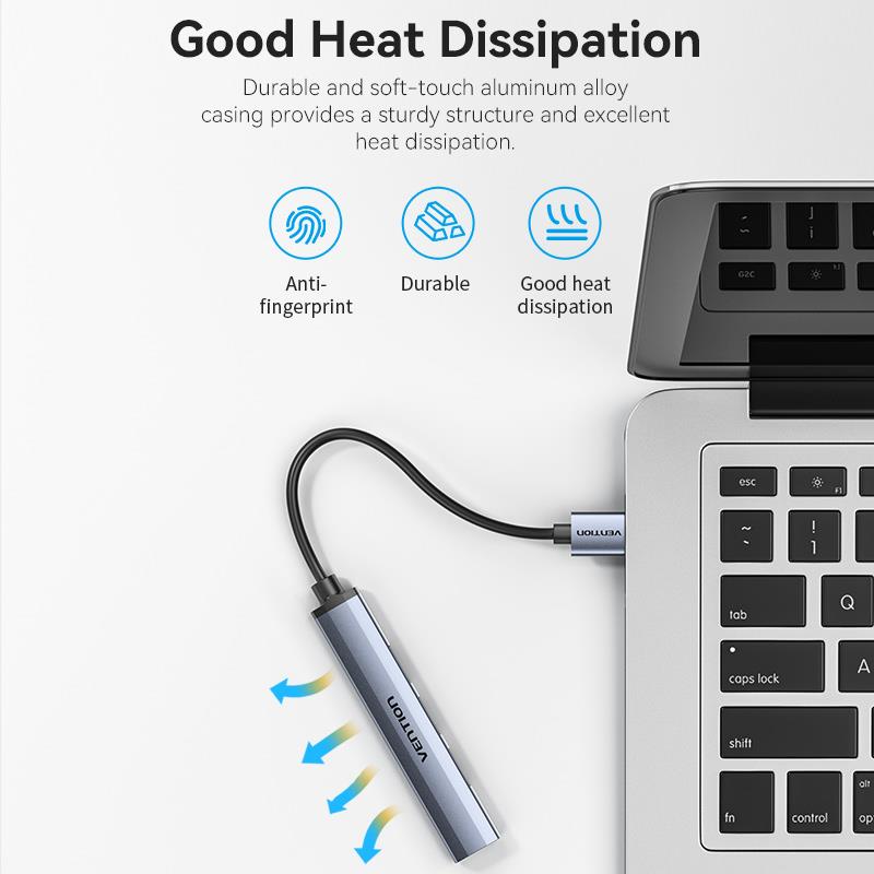 I/O HUB 4-IN-1 USB 3.0 MINI/0.15M CKOHB VENTION - Image 10