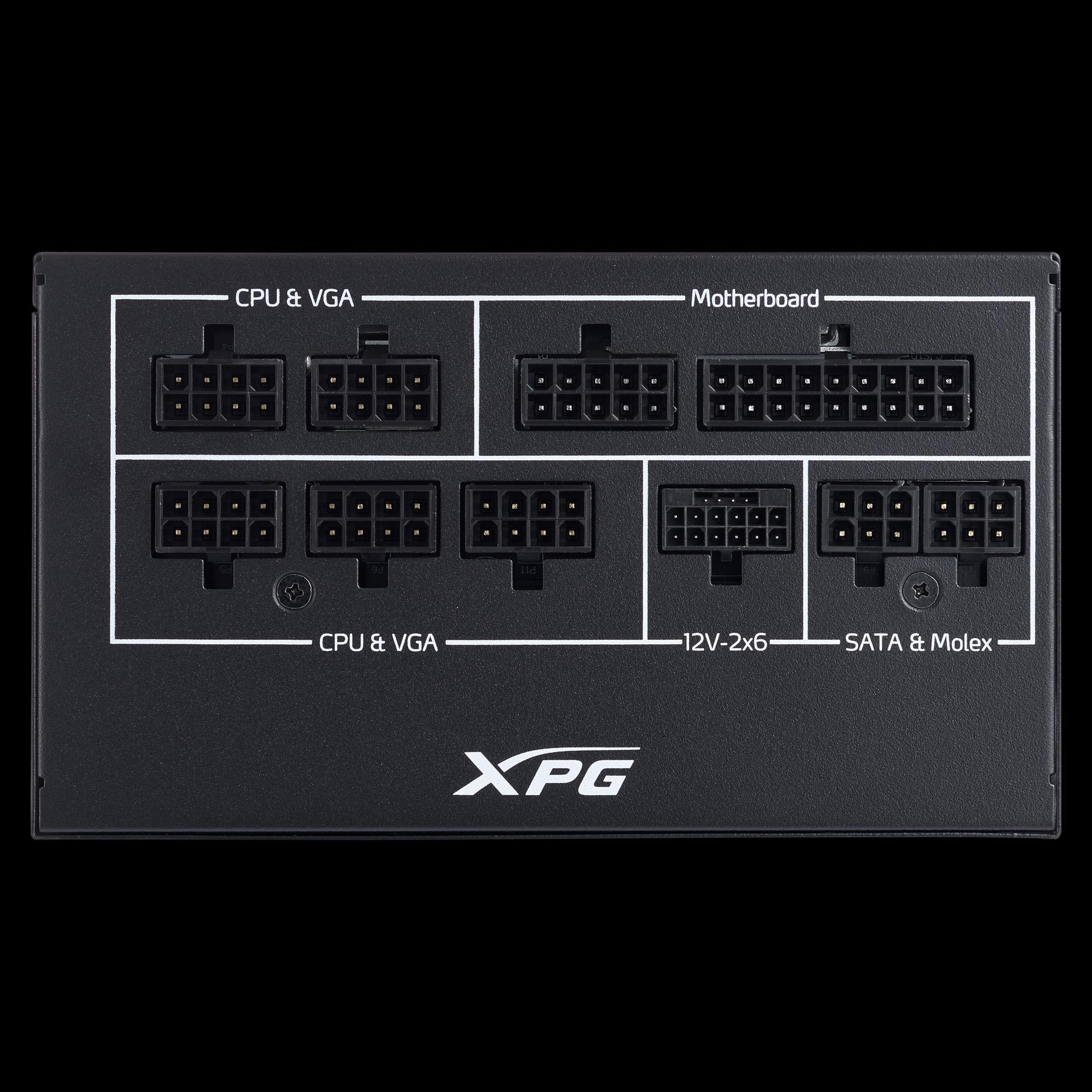 Power Supply ADATA XPG CORE REACTOR II VE 850 Watts Efficiency 80 PLUS GOLD COREREACTORIIVE850G-BKCEU - Image 3