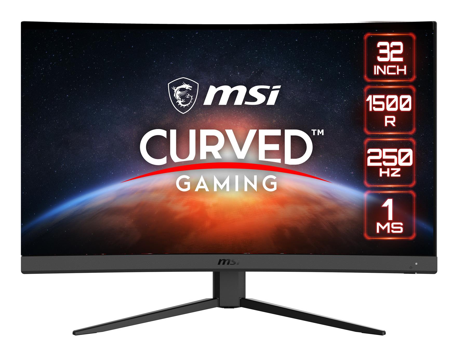 LCD Monitor MSI 31.5 " 1920 x 1080 pixels Full HD Native aspect ratio 16:9 Curved G32C4X