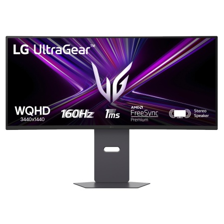 LCD Monitor LG 34 " 3440 x 1440 pixels Wide Quad HD Native aspect ratio 21:9 LCD Curved 34G600A-B