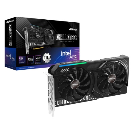 Graphics Card ASROCK Intel Arc A580 12 GB GDDR6 192 bit PCIE 4.0 8x GPU 2740 MHz Dual Slot Fansink 1xHDMI 3xDisplayPort B580CL12GO