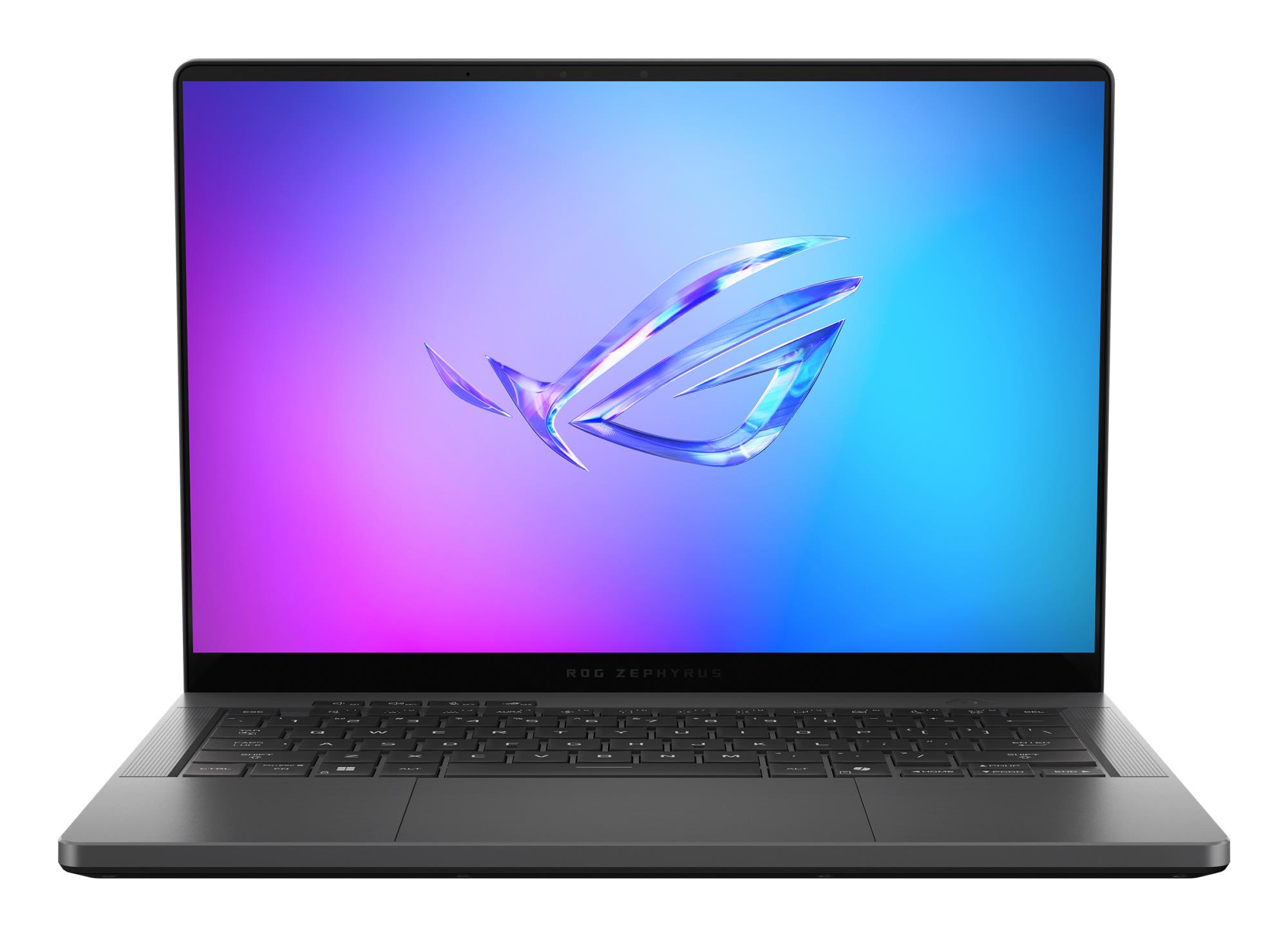 Notebook ASUS GA403UM-QS023W ROG Zephyrus GA403UM-QS023W CPU AMD RyzenT 9 270 4 GHz 14 " 2880 x 1800 pixels RAM 16 GB LPDDR5x-SDRAM SSD 1000 GB Discrete graphics NVIDIA GeForce RTX 5060 8 GB On-board graphics Yes OS installed Windows 11 Home Colour Black,Grey Weight 1.5 kg 7500 MHz 90NR0M81-M00100