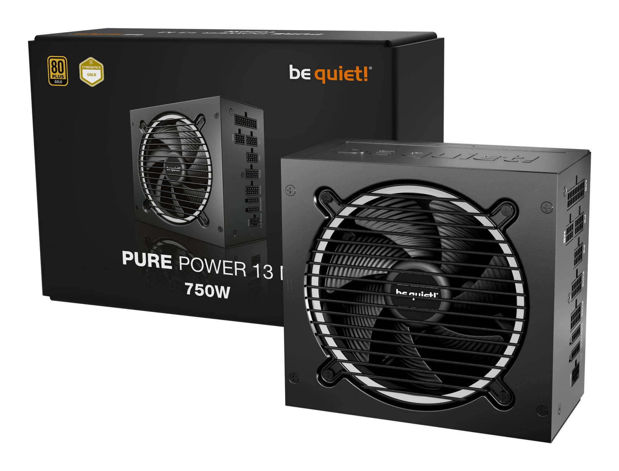 Power Supply BE QUIET Pure Power 12 750 Watts Peak Power 820 Watts Efficiency 80 PLUS GOLD PFC Active MTBF 100000 hours BP026EU - Image 2
