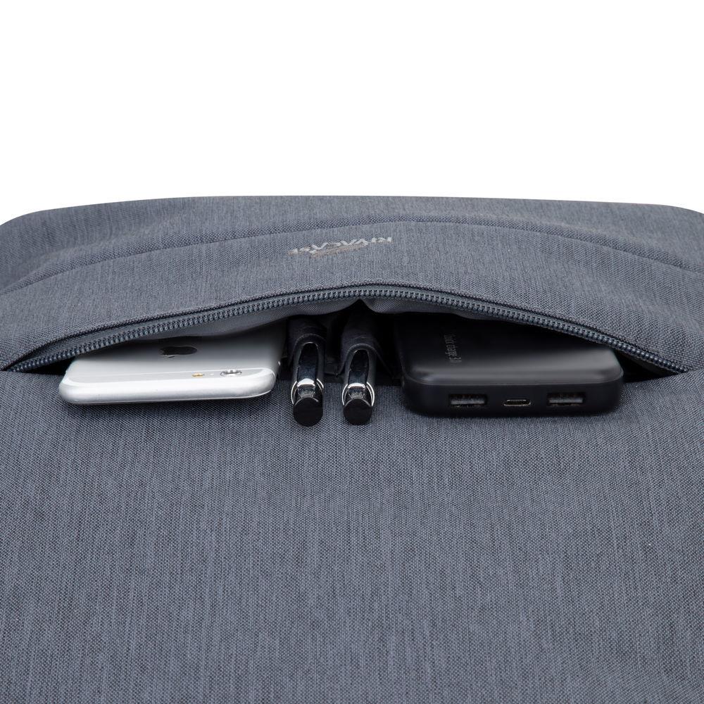 NB BACKPACK ANTI-THEFT 17.3"/7567 DARK GREY RIVACASE - Image 21