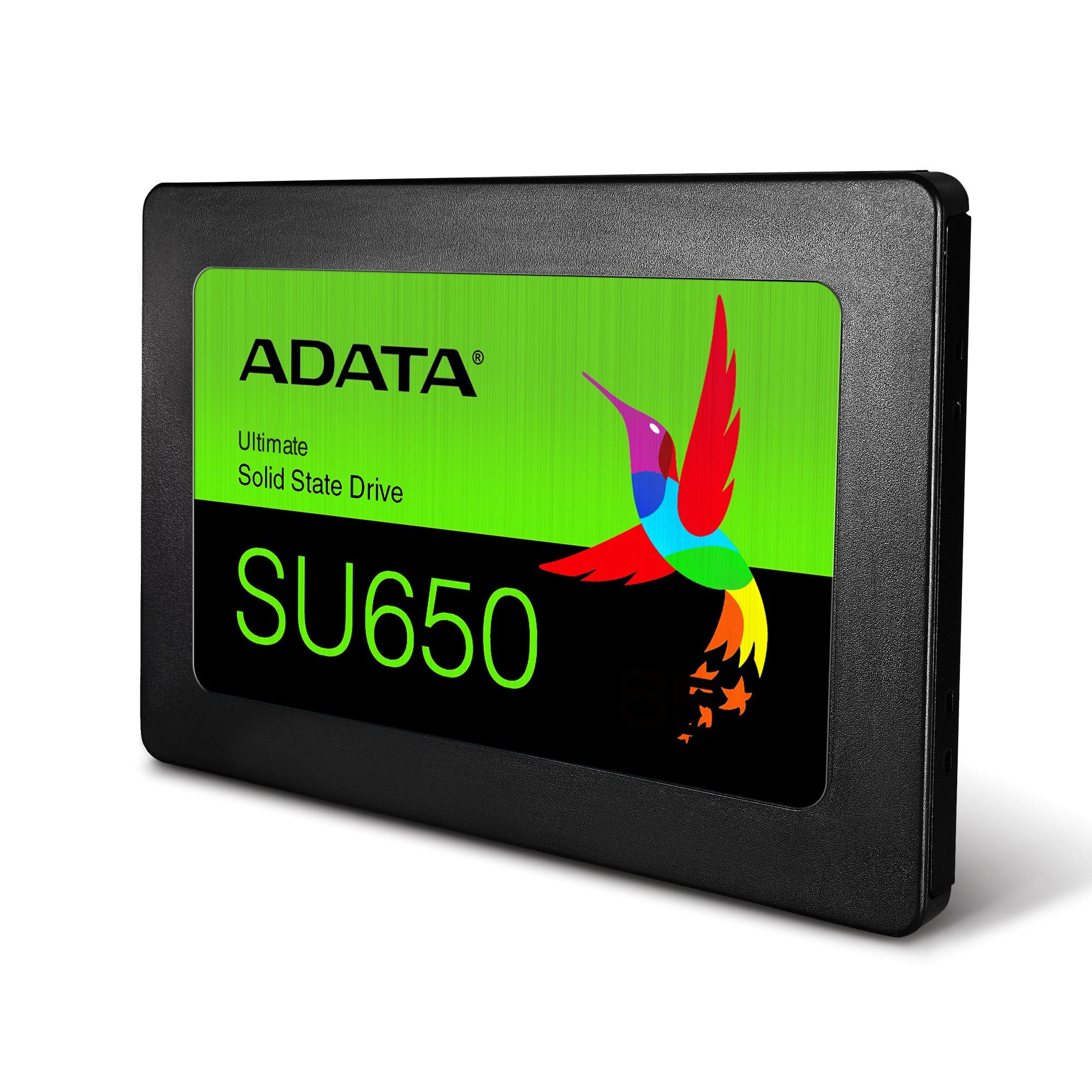 SSD ADATA SU650 512GB SATA 3.0 Write speed 450 MBytes/sec Read speed 520 MBytes/sec 2,5" TBW 140 TB MTBF 2000000 hours ASU650SS-512GT-R - Image 2