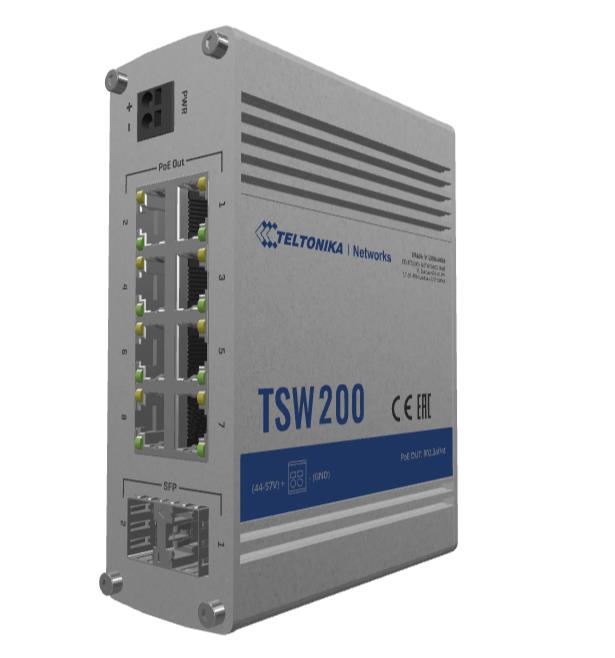 Switch TELTONIKA TSW2000000B0 PoE ports 8 240 Watts TSW200 - Image 5
