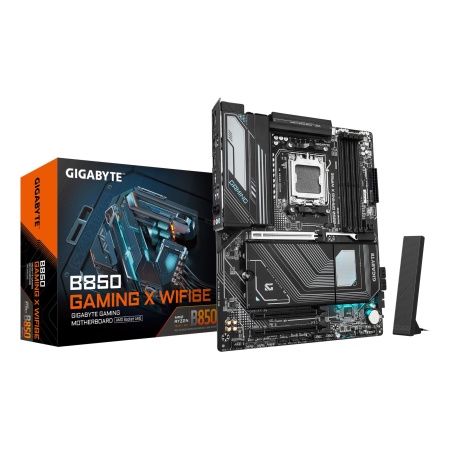 Mainboard GIGABYTE AMD B850 Socket AM5 ATX RAM DDR5-SDRAM 4xSlots Wi-Fi Yes Bluetooth Yes 3xNumber of M.2 (M) slots B850 GAMING X WIFI6E B850GAMINGXWIFI6E