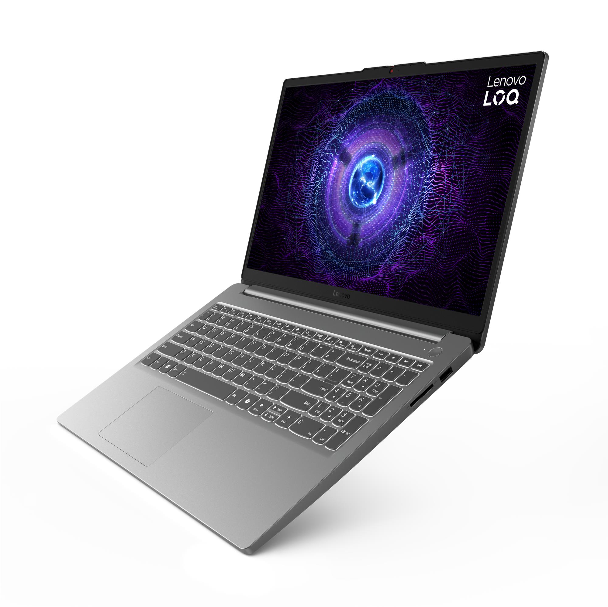 Notebook LENOVO LOQ 15IAX9E CPU Core i5 i5-12450HX 2400 MHz 15.6" 1920x1080 RAM 16GB DDR5 4800 MHz SSD 512GB NVIDIA GeForce RTX 2050 4GB ENG Card Reader 3-in-1 Grey 1.77 kg 83LK007APB - Image 5
