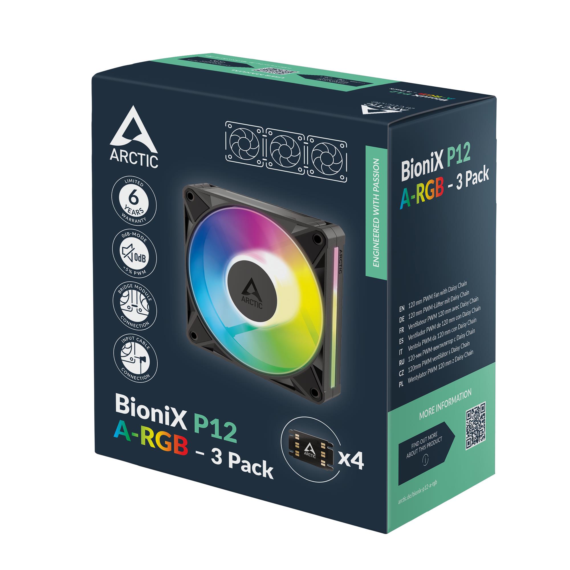 CASE FAN 140MM BIONIX P14 ARGB/3-PACK ACFAN00341A ARCTIC - Image 10