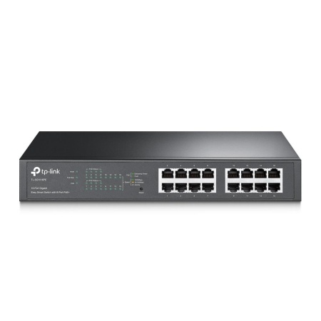 Switch TP-LINK Desktop/pedestal 16x10Base-T / 100Base-TX / 1000Base-T PoE+ ports 8 TL-SG1016PE