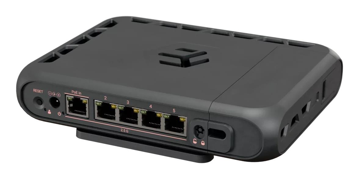 Wireless Router MIKROTIK hAP be³ Media Wi-Fi 7 (802.11be) 5xLAN ports USB port Yes MA53UG+HBEH - Image 7