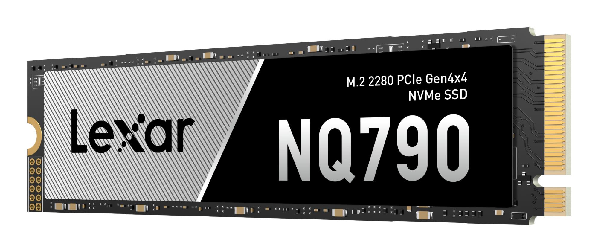 SSD LEXAR NQ790 2TB Heatsink M.2 PCIe Gen4 NVMe Write speed 6000 MBytes/sec Read speed 7000 MBytes/sec TBW 1200 TB MTBF 150000 hours LNQ790X002T-RNNNG - Image 2