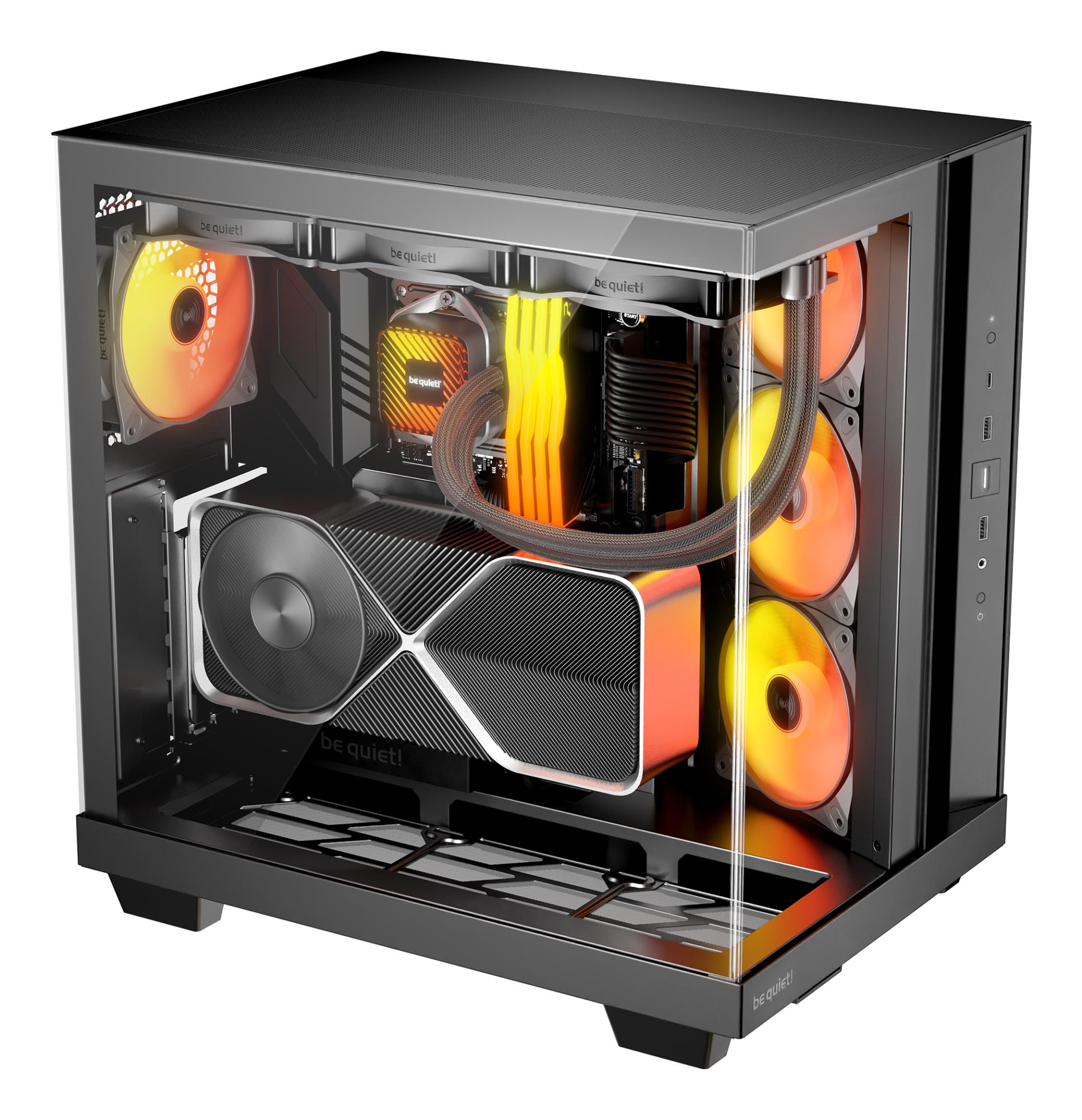 Case BE QUIET ATX/micro ATX/Mini-ITX Black Midi Tower PC BGW85 - Image 3