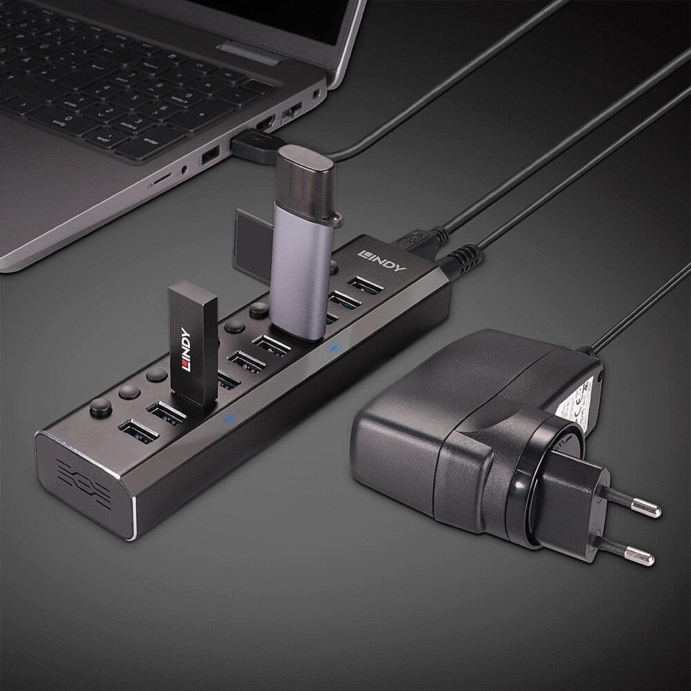 I/O HUB USB3 10PORT/43370 LINDY - Image 5