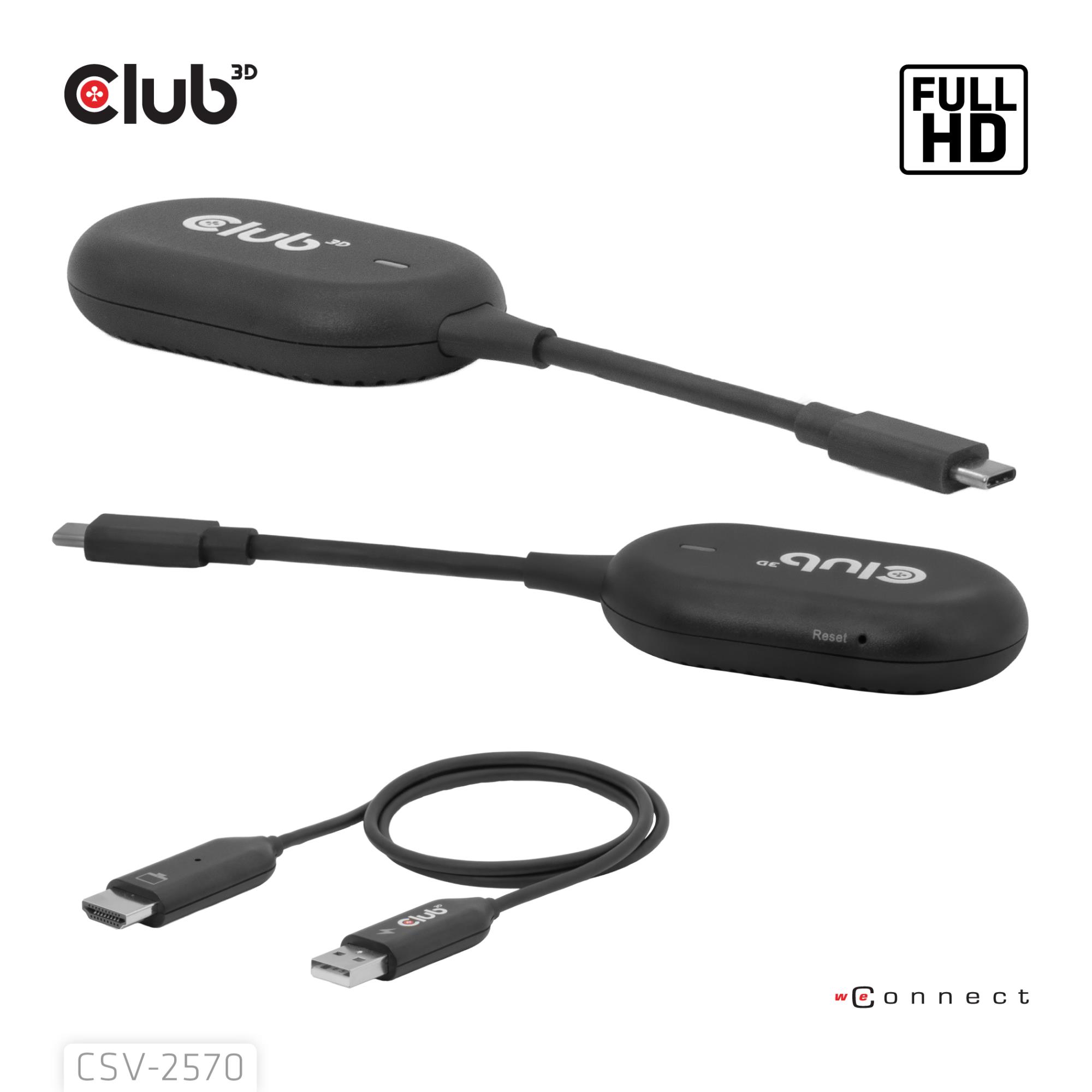 I/O ADAPTER WRL USB-C TO HDMI/CSV-2570 CLUB3D - Image 10