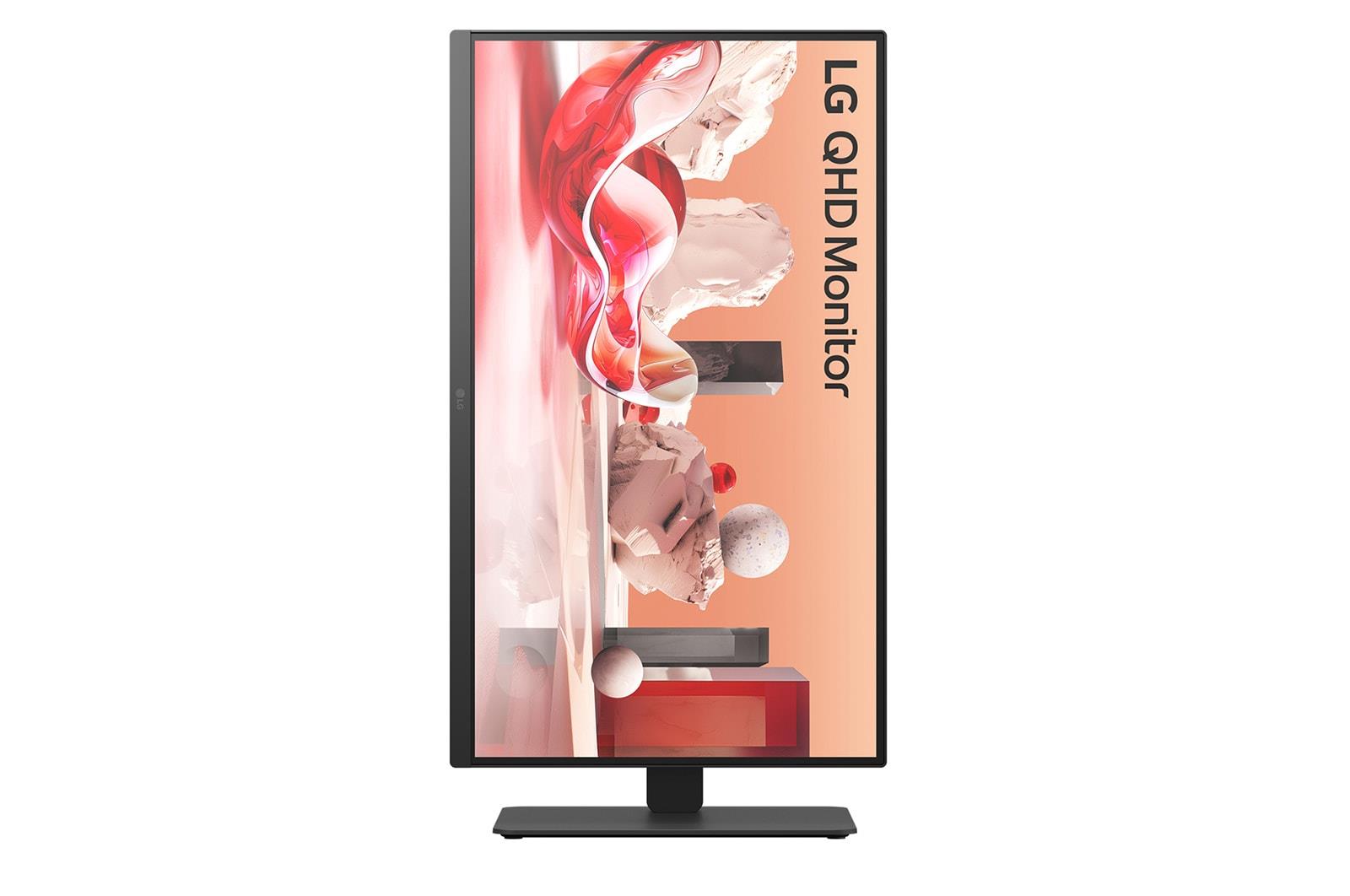 LCD Monitor LG 27BA75QB-B 27" Panel IPS 2560x1440 16:9 100Hz Matte Speakers Swivel Pivot Height adjustable Tilt Colour Black 27BA75QB-B - Image 5