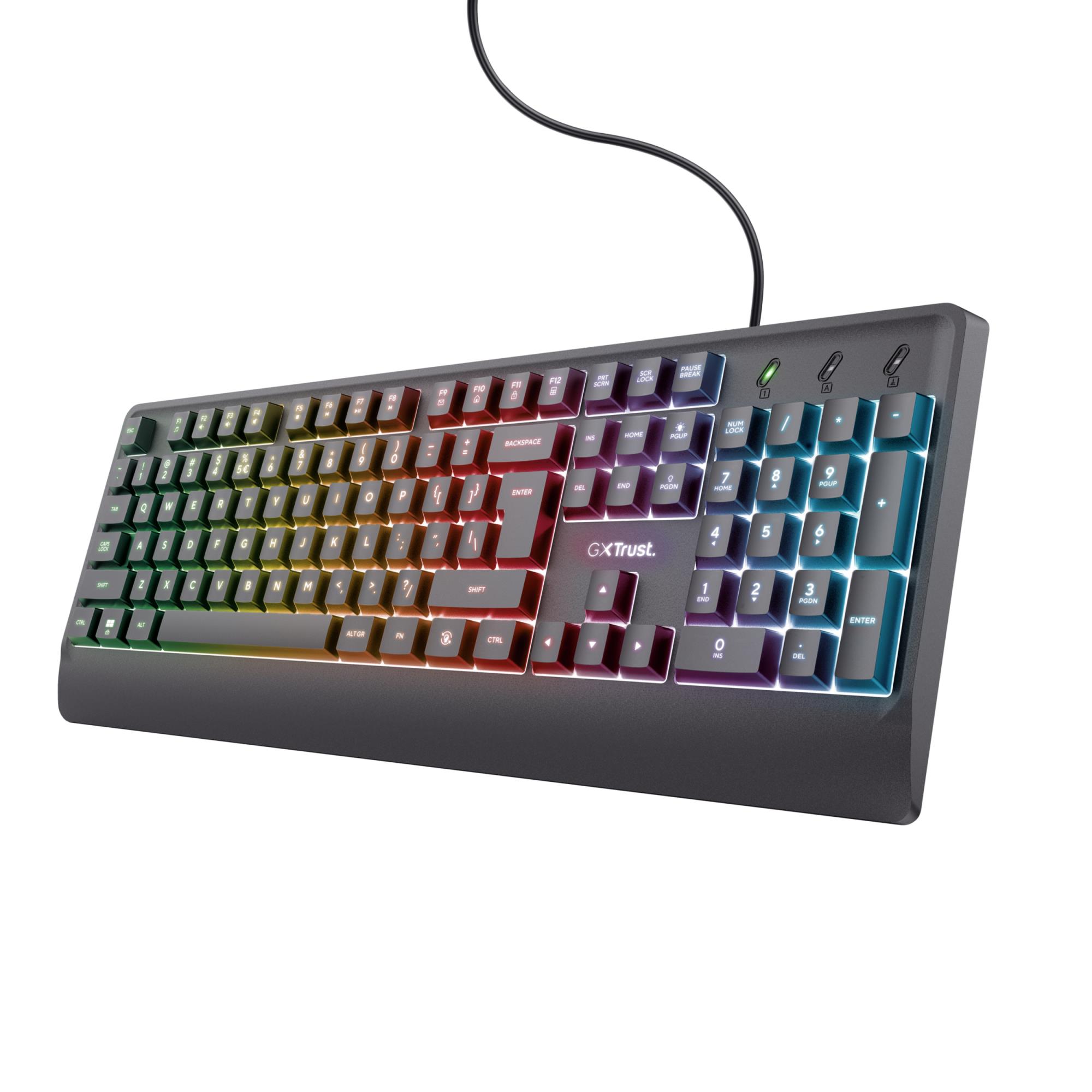 KEYBOARD +MOUSE GXT792 QUADROX/4-IN-1 BUNDLE ENG 25155 TRUST - Image 3
