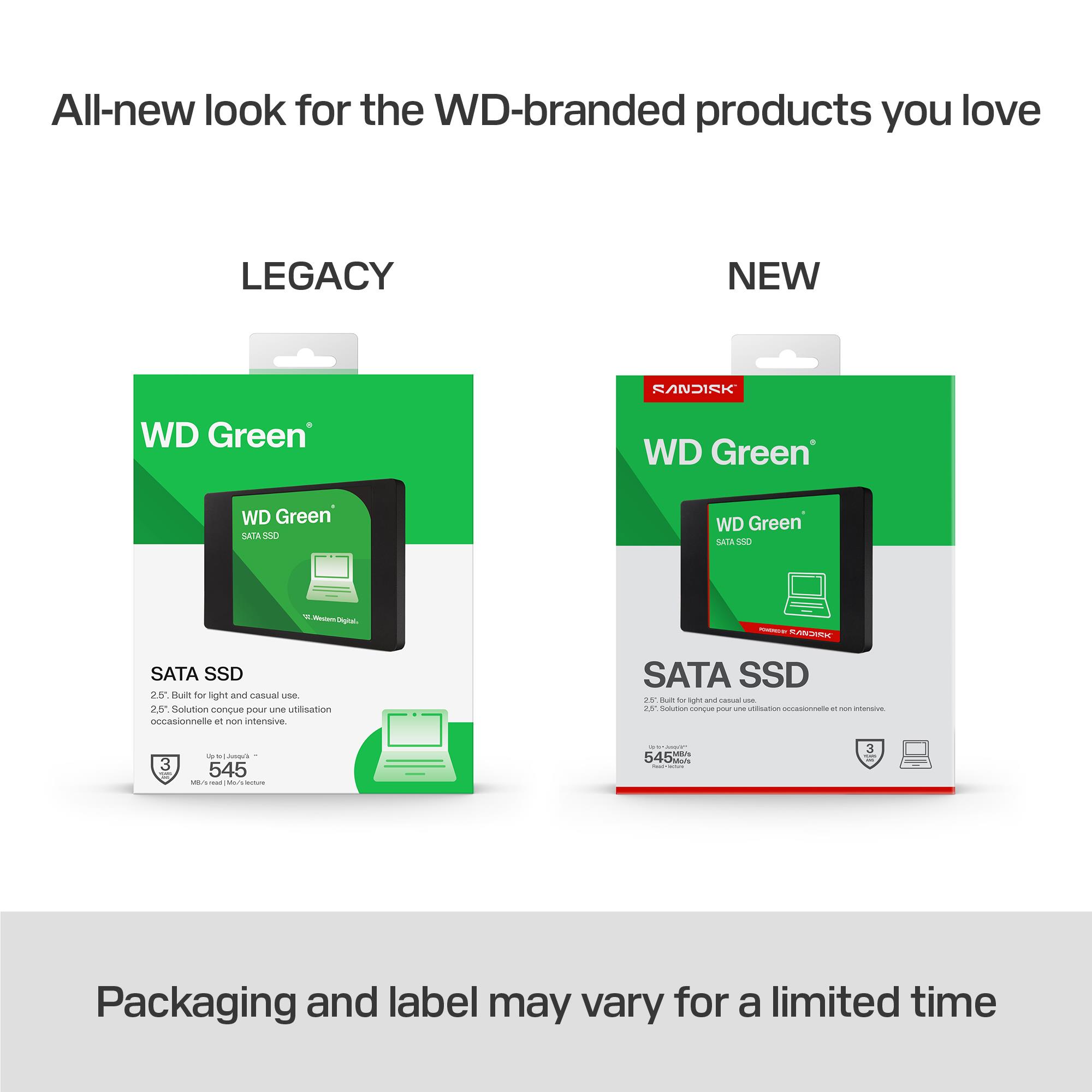 SSD SANDISK Green POWERED BY SANDISK 500 GB Serial ATA III Read speed 545 MB/s 2.5" WDS500G5G0A - Image 5