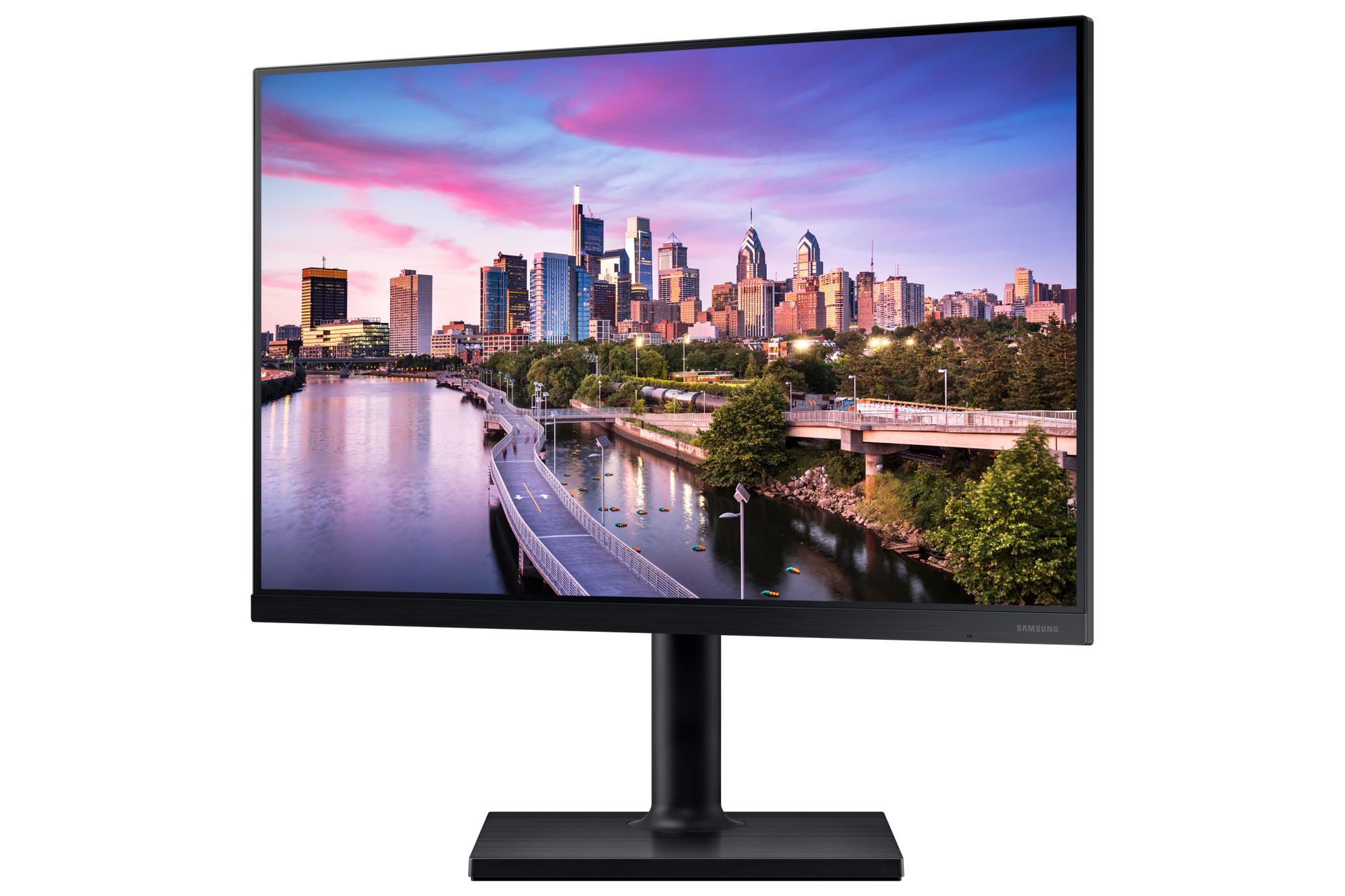 LCD Monitor SAMSUNG T45F 24" Business Panel IPS 1920x1200 16:10 75Hz Speakers Swivel Pivot Height adjustable Tilt Colour Black LF24T450GYUXEN - Image 6